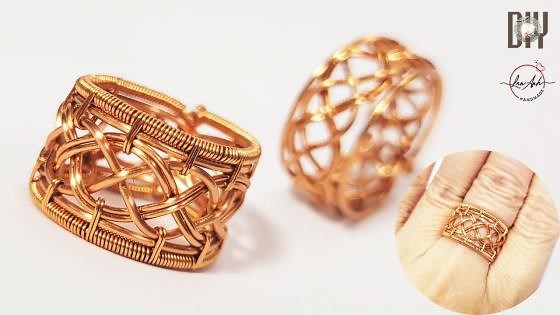 Making 4-strand braid ring | Unisex jewelry for men and women 1086