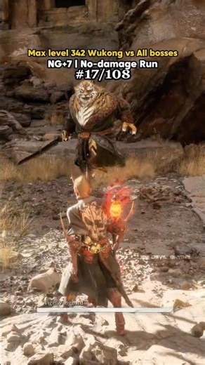 [𝟏𝟖/𝟏𝟎𝟖] Max level Wukong vs All bosses🔥 #blackmythwukongameplay