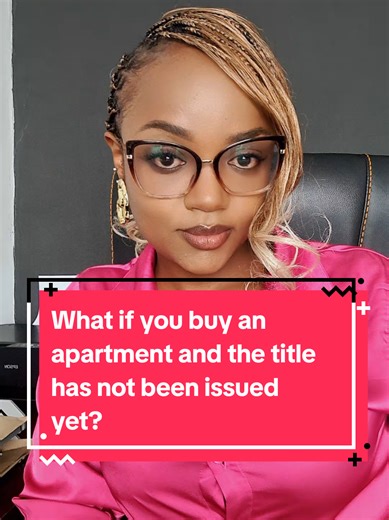 Sometimes delays in issuing apartment titles are simply due to administrative or registration processes. What matters is whether the development has been properly structured and the title process is underway. #PropertyLawKE #SectionalTitle #RealEstateKenya #Conveyancing #ApartmentOwnership Disclaimer This content is for general information only and does not constitute legal advice.