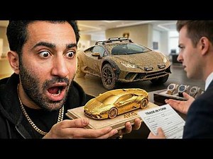 I Traded SOLID GOLD LAMBORGHINI For a REAL ONE!