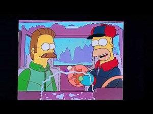 The Simpsons - Skinners Sense Of Snow ( Season 8, Episode 12 ) - but its only Homer and Ned