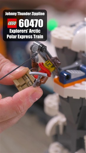 LEGO 60470 Johnny Thunder Zippline | LEGO Explorers' Arctic Polar Express | Showcase City 2025 Train