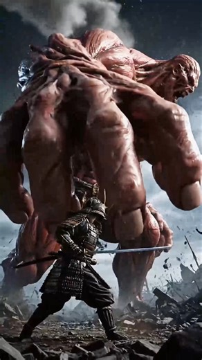 Titan Vs Samurai #titan #samurai #fighting #vs #animation #story #shortvideo #attack #heavy #hero