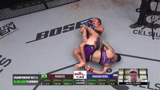 19K views · 244 reactions | Marina Mokhnatkina fights back!!!! #PFLWorldChampionship LIVE NOW  ESPN+ PPV  pfl.info/PFLPPV  pfl.info/WatchNow | PFL MMA | Facebook