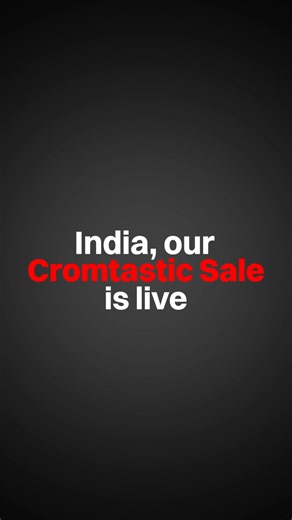 Croma on Instagram: "India got a reason to upgrade and it’s absolutely Cromtastic! Enjoy up to ₹20,000 cashback*, up to 10% exchange bonus* and EMIs starting at just ₹29/day*. Visit your nearest Croma store or Croma.com *T&C apply *Offers valid till 4th Jan only"