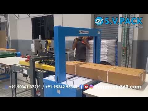 Automatic Carton Tape Sealing & Strapping Machine | Fully Automatic Carton Sealing & Strapping Combo