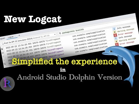 How to use the New Logcat in Android Studio Dolphin Version