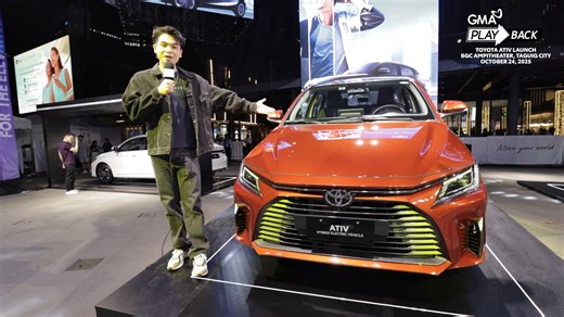 406 reactions · 18 shares | An elevATIVe driving experience awaits! Join #VinceMaristela for a thrilling ride to unveil Toyota’s most affordable Hybrid Electric Vehicle yet – the All-New Toyota ATIV. Launched on October 24 at the BGC Amphitheater, the ATIV redefines daily driving with its modern design, cutting-edge tech, and advanced safety features. | GMA Brand Talk | Facebook