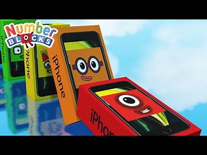 Counting Numberblocks on Dusbox iPhone X | Learn Numbers 1 to 100 for Kids