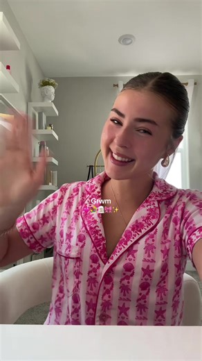 GRWM con PINK PALM PUFF: Maquillaje y PJs