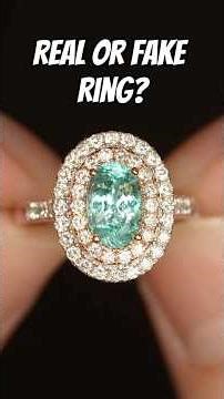 Do You Think This Ring is Real or Fake? 😳 #jewelry #shorts