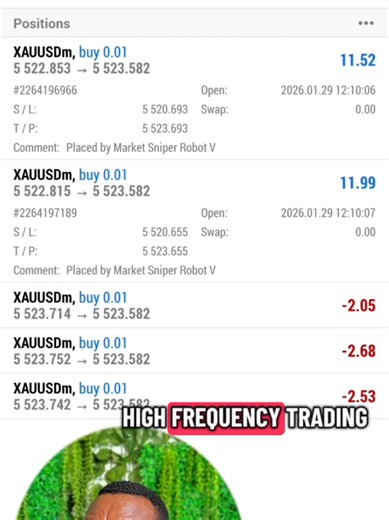 High frequency trading robot (market sniper trading robot)