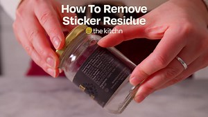 How to remove stickers and residue