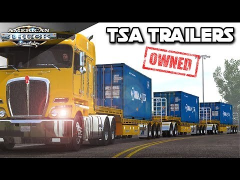 TSA TRIPLE FLATDECK TRAILERS | NEW TRAILER MODS OWNED