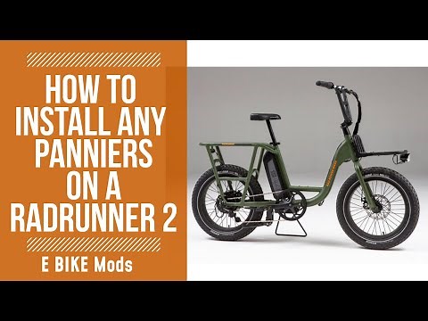 RadRunner2: Installing Standard Bike Pannier on a Rad Power eBike