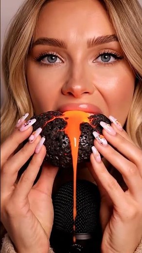 Lava Rock Eating ASMR | Crunchy Stone Candy Sounds | Satisfying & Relaxing ASMR #relaxingasmr