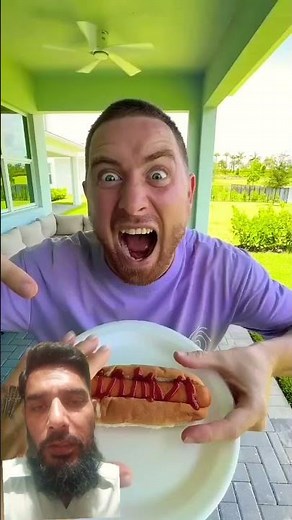 Hot dog balloon prank#short#funny #viral