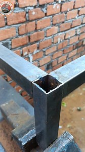 the best three joints combine square metal #welding #cutting #art | BLC art