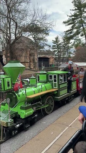 Watching Miniature Trains Roll Into the Station at the Saint Louis Zoo | Best Family Day Experience