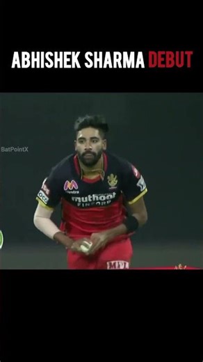 Abhishek sharma IPL Debut #cricket #ipl #shortsfeed