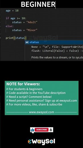 TIP 10: If–Else vs Ternary – Fast choices make fast code! | Python Beginners vs Pro #python #coding