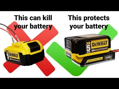 The Right Way to Use Power Tool Batteries in Your Project!
