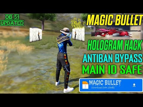 OB51 Magic Bullet + Location Hack 🔥 Free Fire Hack | Free Fire Injector || Br-Rank working hack 😈