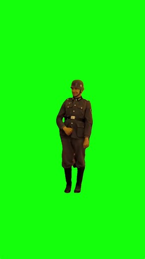 MR. Bean's Holiday Salute Meme Green Screen
