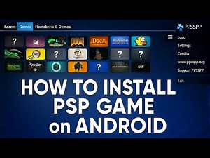How to setup PSP games on Android | PPSSPP Emulator
