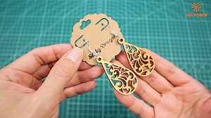 4.6K views · 32 shares | Tener aretes cortados y grabados con una...