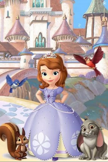 Sofia the First Cartoon Princess Purple Characters