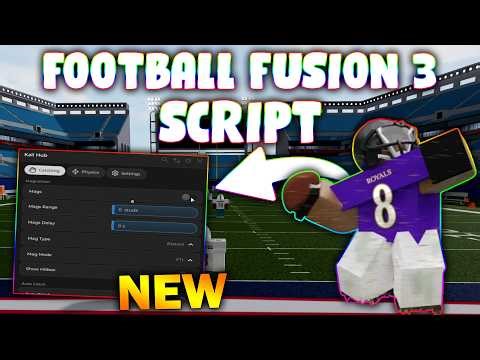 *NEW* Football Fusion 3 Script (PASTEBIN 2026) (BALL MAG , AUTO CATCH , BALL PATH )
