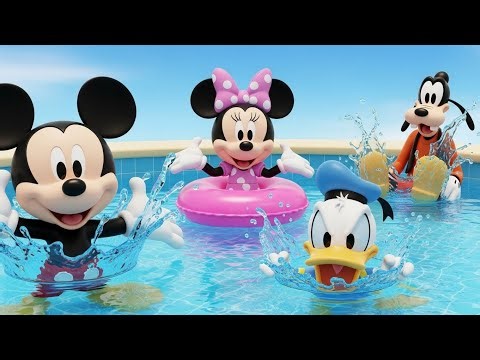 Mickey Mouse & Friends Pool Fun 🏊‍♂️ | 3D Cartoon Kids Summer Adventure