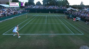 Amazing scenes at Roehampton as 15-year-old Hannah Klugman advances to the final round of #Wimbledon Qualifying 👏🇬🇧 | Wimbledon