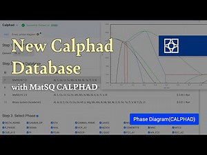 [Materials Square] New Calphad Database and Calphad Module