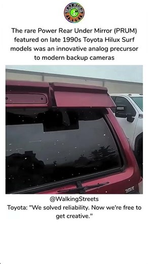This 1990s Toyota Feature Predicted Modern Backup Cameras 🪞
