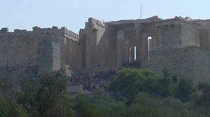 Acropolis closed in Athens due to extreme heatwave in Europe. | Channel 4 News