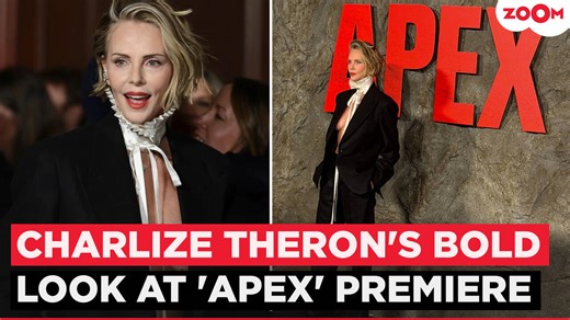 Charlize Theron Makes a Stunning Red Carpet Appearance in New York for 'Apex' Premiere Night