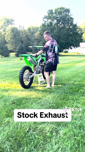 2023 Kawasaki KX450 Stock Exhaust Sound