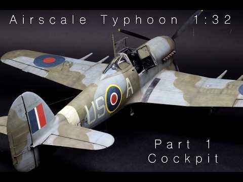 Airscale Typhoon 1:32, Part 1 cockpit