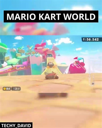 this shortcut was NOT supposed to work 😭 #mario #mariokart #shorts