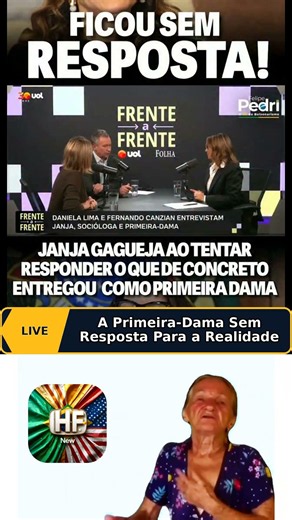 Janja Without an Answer for Reality #politics #brazil