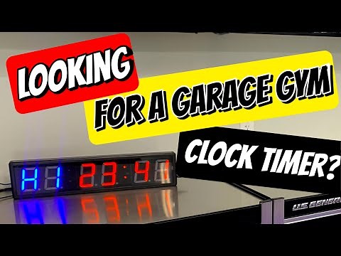 GARAGE GYM CLOCK INTERVAL TIMER REVIEW