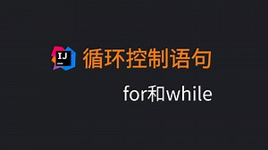 12. 循环控制语句，for和while