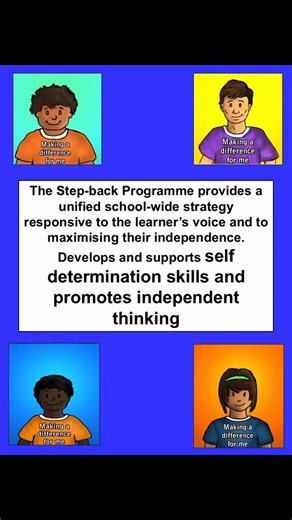 The Step-back Approach supports EVERYONE to understand their role in maximizing the independence of children and young people. The link to more information is in the comments. Gwyn McCormack Positive Eye Positive Eye #positiveeye #SelfDetermination #selfadvocacy | Gwyn McCormack Positive Eye | Facebook