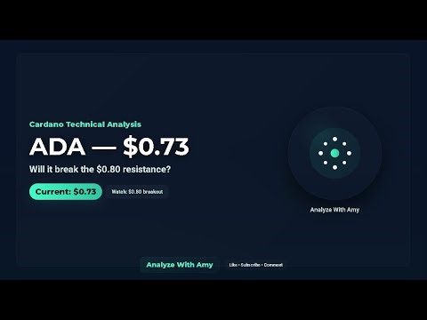 ADA Ready to Break $0.80? 🚀 Cardano Price Analysis & Forecast | October 2025 | Analyze With Amy