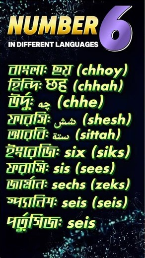 How to say 0 in 10 different languages🌍 #multilingual #languages