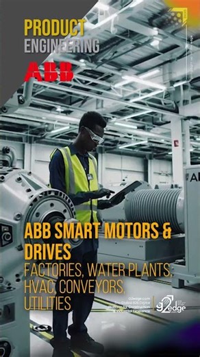 ABB Smart Motors & Drives for Digital and Energy-Efficient Operations