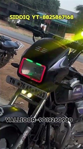 modify hero splendor lights #modified