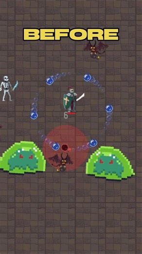 I upgraded my game visuals… did I overdo it? 👀 #indiegame